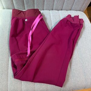 Figs Zamora Jogger Scrub Pants - Dark Magenta